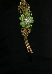 Sparkling Flower hair back pin