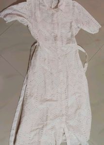 White Broderie Anglaise Shirt