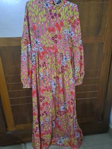 Vibrant Floral Maxi Dress