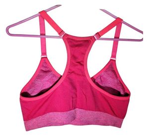 Women's Pink Sports Bra – Padded – Good Condition