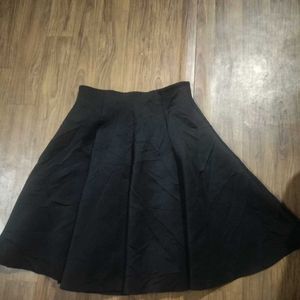 White Button-Up Shirt &amp; Black Skirt Set