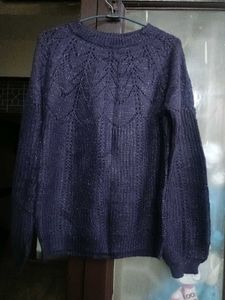 New Purple Sweatshirt For Women In L Size