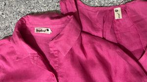Duanghamol Pink shirt Dress with inner