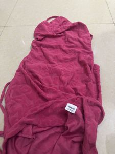 Hot Pink Textured Mini Dress