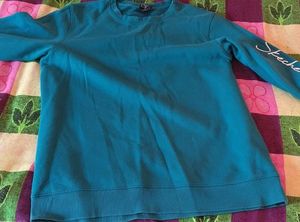 men sweatshirt Teal Skechers Sweatshir