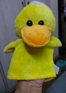 Soft Yellow Duck hand puppet
