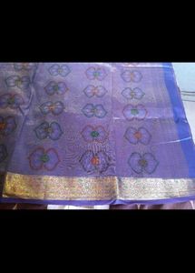 Elegant Blue Silk Saree