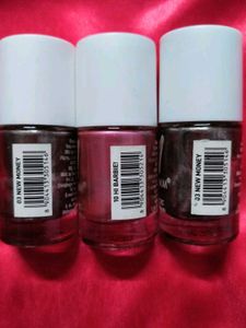 Set Of 3 MyGlamm Nail Paints 💅🏻