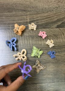 10-Piece Cute Butterfly &amp; Bow Hair Clips Set✨🌷