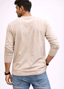 Nude Graphic Print Long Sleeve T-Shirt