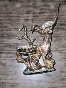 Vintage Silver Bird Figurine