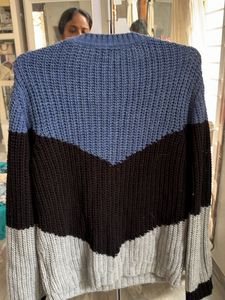 Colorblock Knit Sweater