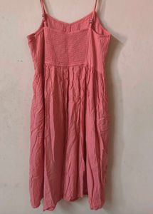 MAX Pink Embellished Midi Dress