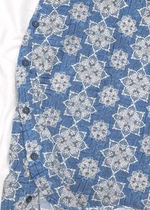 𓂃۶ৎ crimsoune club femme blue kurti💙🤍