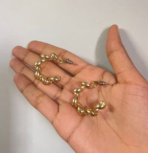 Combo of 3 Chic Textured Hoop Earrings