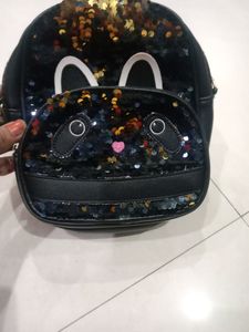 Sequin Panda Mini Backpack