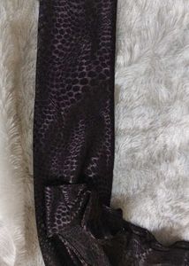 Reptile Mesh Cut-Out Wrap Top