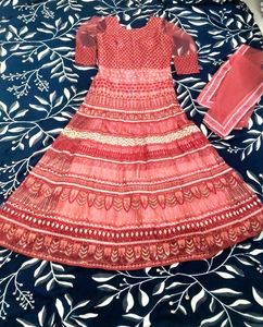 Designer Red Lehenga Choli Set