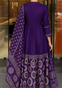 Beautiful Purple Kurta Set
