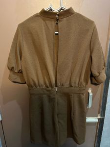 Stylish brown Romper- Urbanic