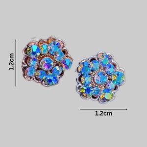New Arrival Rose Gold Stone Ear Studs For Women