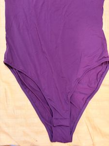 Burgundy Short Sleeve Bodysuit