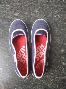 Cute Blue denim Ballerinas