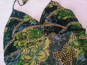 Bohemian backless Halter Top