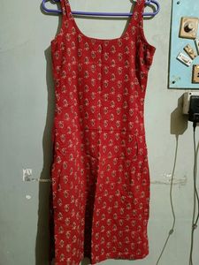 Ajrakh Print Sleeveless Kurti