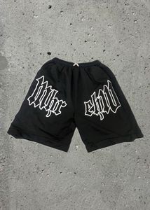 Men's Black Graphic Shorts