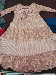 Floral Print Kurta With Leggings