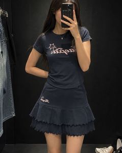 y2k kaepa vintage Ruffled Skirt