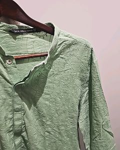 Green Stitchwork Kurta