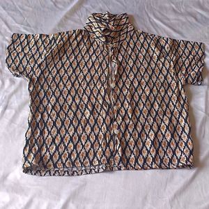 Vero Moda Printed Collared Shirt