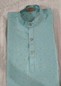 Men's Light Blue wedding Kurta Set