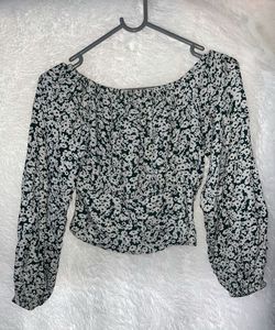 Floral Off-shoulder Top