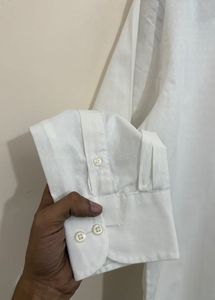 Classic White Men's Shirt
