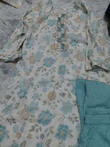 Floral Print Kurta Set