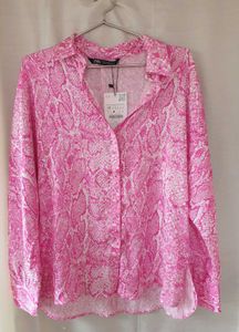 Zara Animal Print Shirt