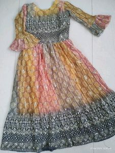 Sale!! Sale!! Embroidered Indian Dress with Dupatt