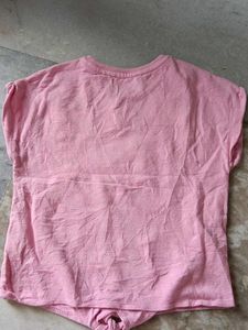 Cute Pink Sequin Bow Top