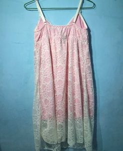 Pink Lace Nightgown