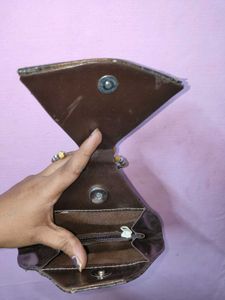 Unique Triangle Clutch with Embellishments