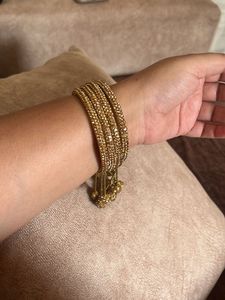 Golden Embellished Bangles