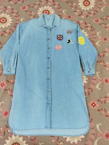 NEW. Denim oversized Shirt Dress
