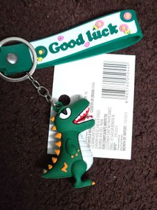 Dino 'Good Luck' Keychain