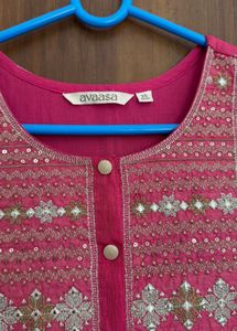 Pink Anarkali Gown