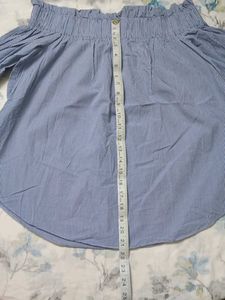 H&amp;M Off-Shoulder Striped Top