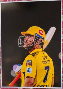 MS DHONI WALL POSTERS . 4PCS
