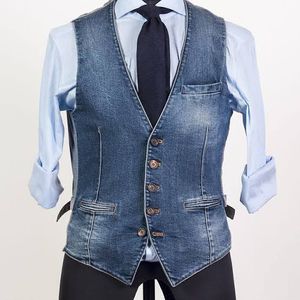 Denim Waist Coat